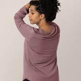 Bamboo Maternity & Nursing Long Sleeve T-shirt | Twilight | Milk & Baby