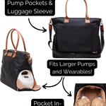 Abby Breast Pump Tote | Milk & Baby
