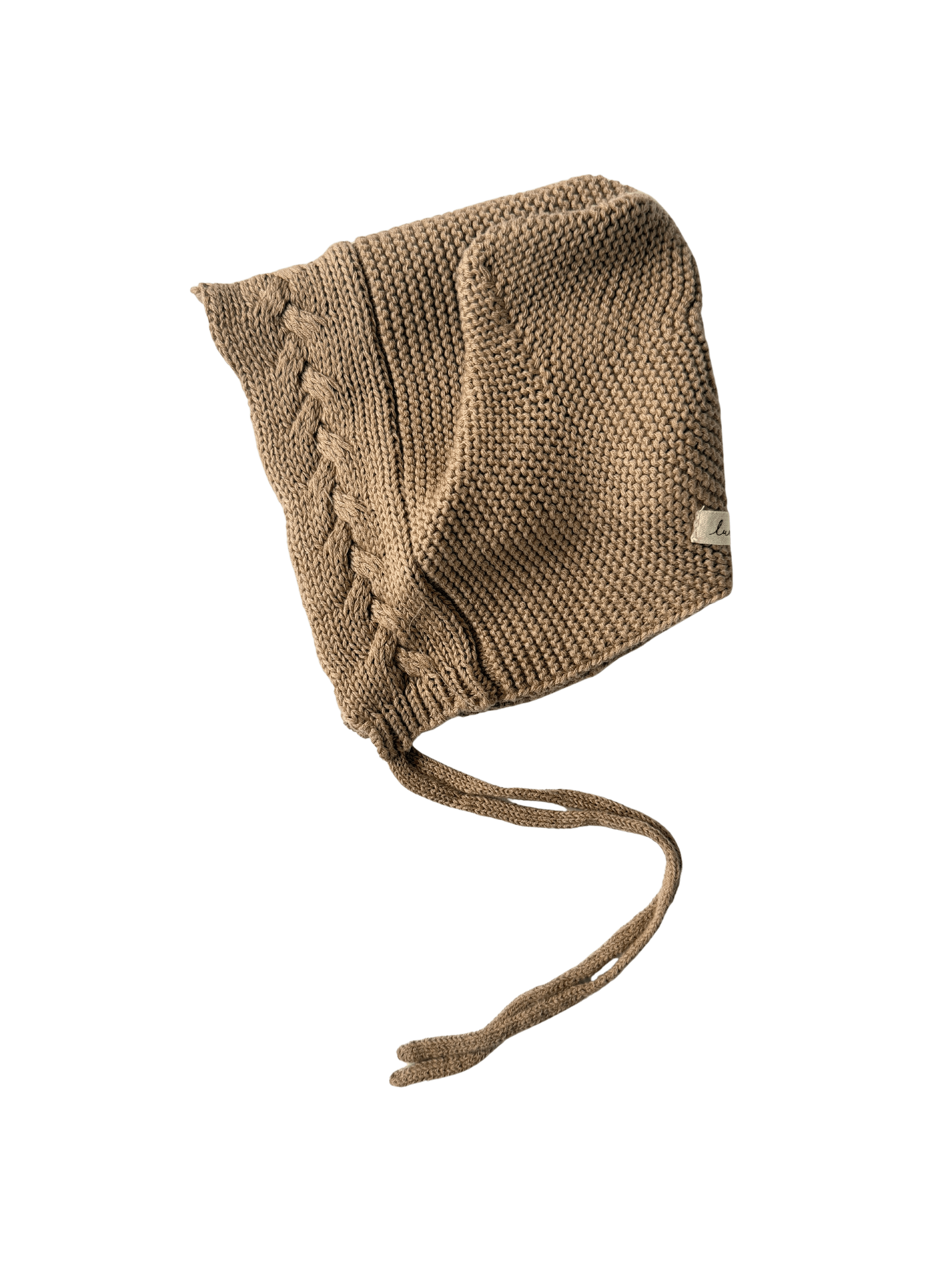 Baby Bear Bonnet | Acorn | Discover the Baby Bonnett, a soft organic cotton bonnet with cute bear ears, perfect for cozy and stylish everyday wear! | Milk & Baby