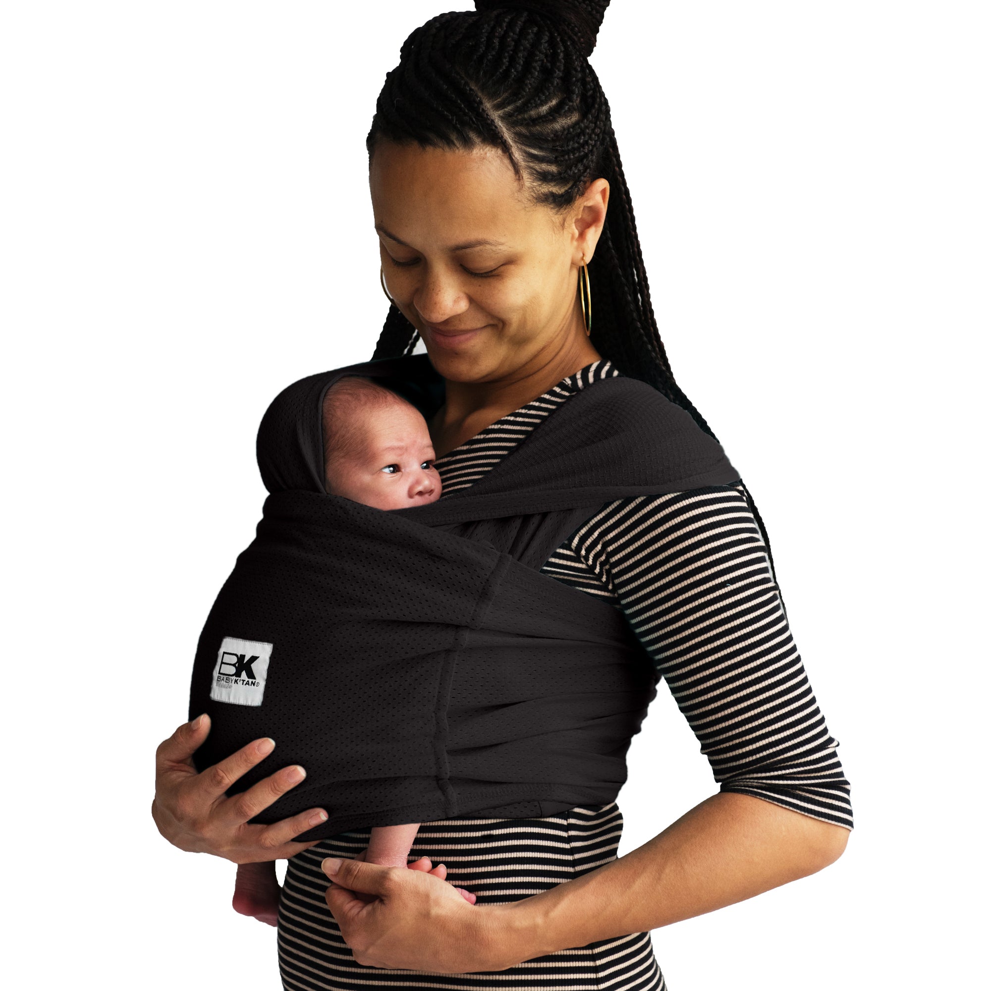Baby K'tan Breeze Baby Carrier | Black | Milk & Baby