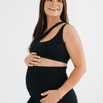AXK CORE Cross Body Nursing Bra | Black | Milk & Baby