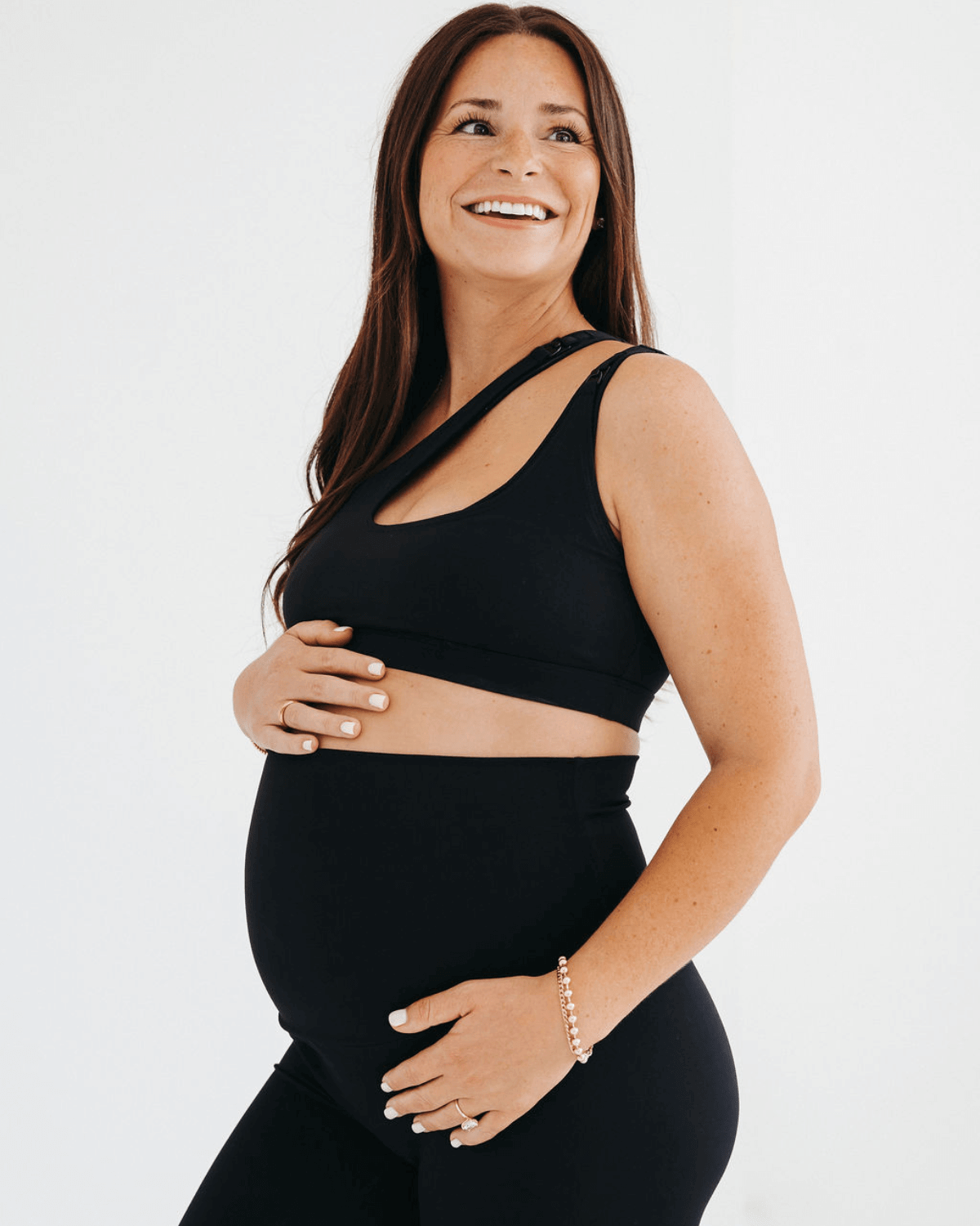AXK CORE Cross Body Nursing Bra | Black | Milk & Baby