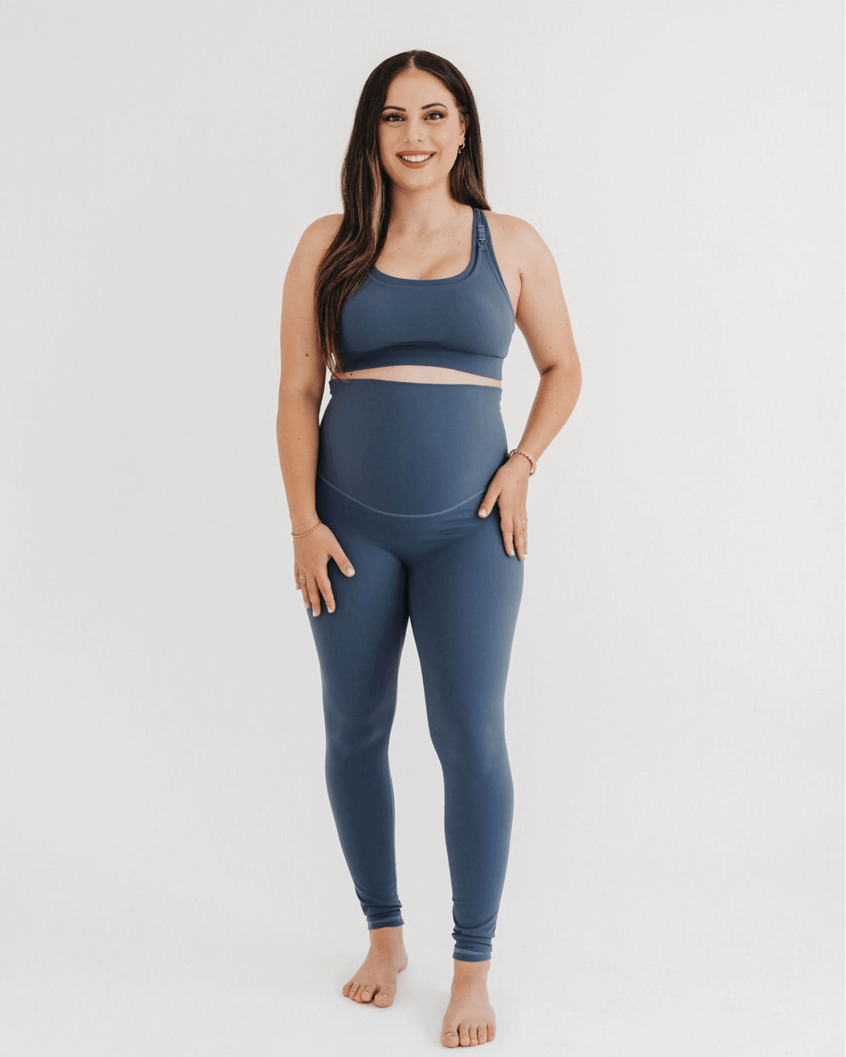 AXK CORE Curve Maternity Legging - Blue | Milk & Baby