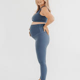 AXK Core Classic Maternity Legging | Blue