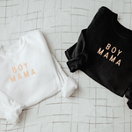 Boy Mama Simplistic Neutral Sweatshirt | Milk & Baby