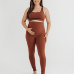 AXK CORE Curve Maternity Legging - Brown | Milk & Baby