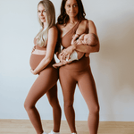 AXK CORE Curve Maternity Legging - Brown | Milk & Baby