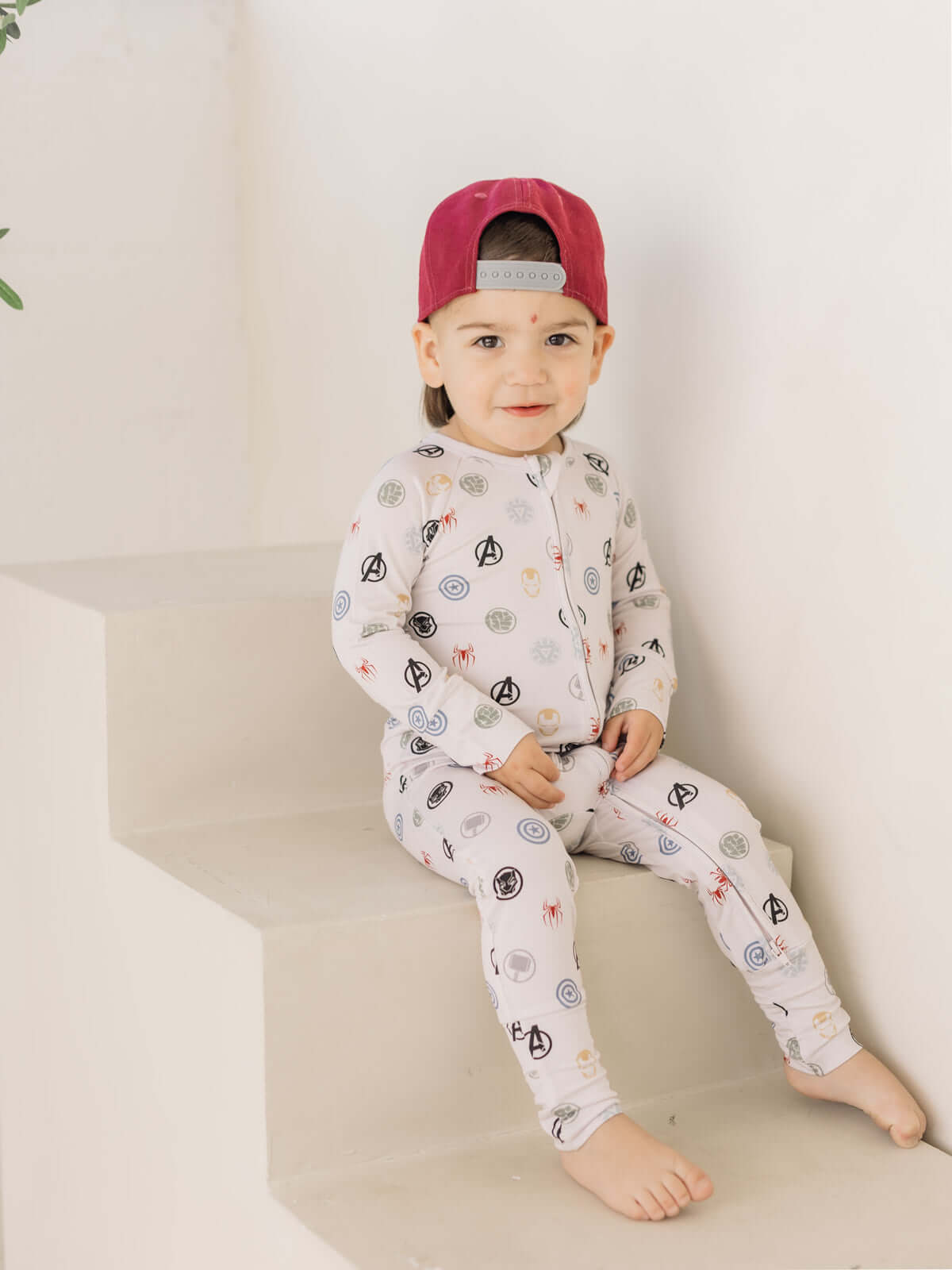 Hero | Bamboo Zip Pajamas | Milk & Baby