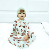 FOOTBALL | ZIP ROMPER | Milk & Baby