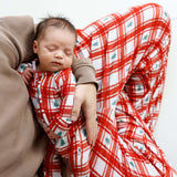 PLAID PINES | ZIP ROMPER | Milk & Baby
