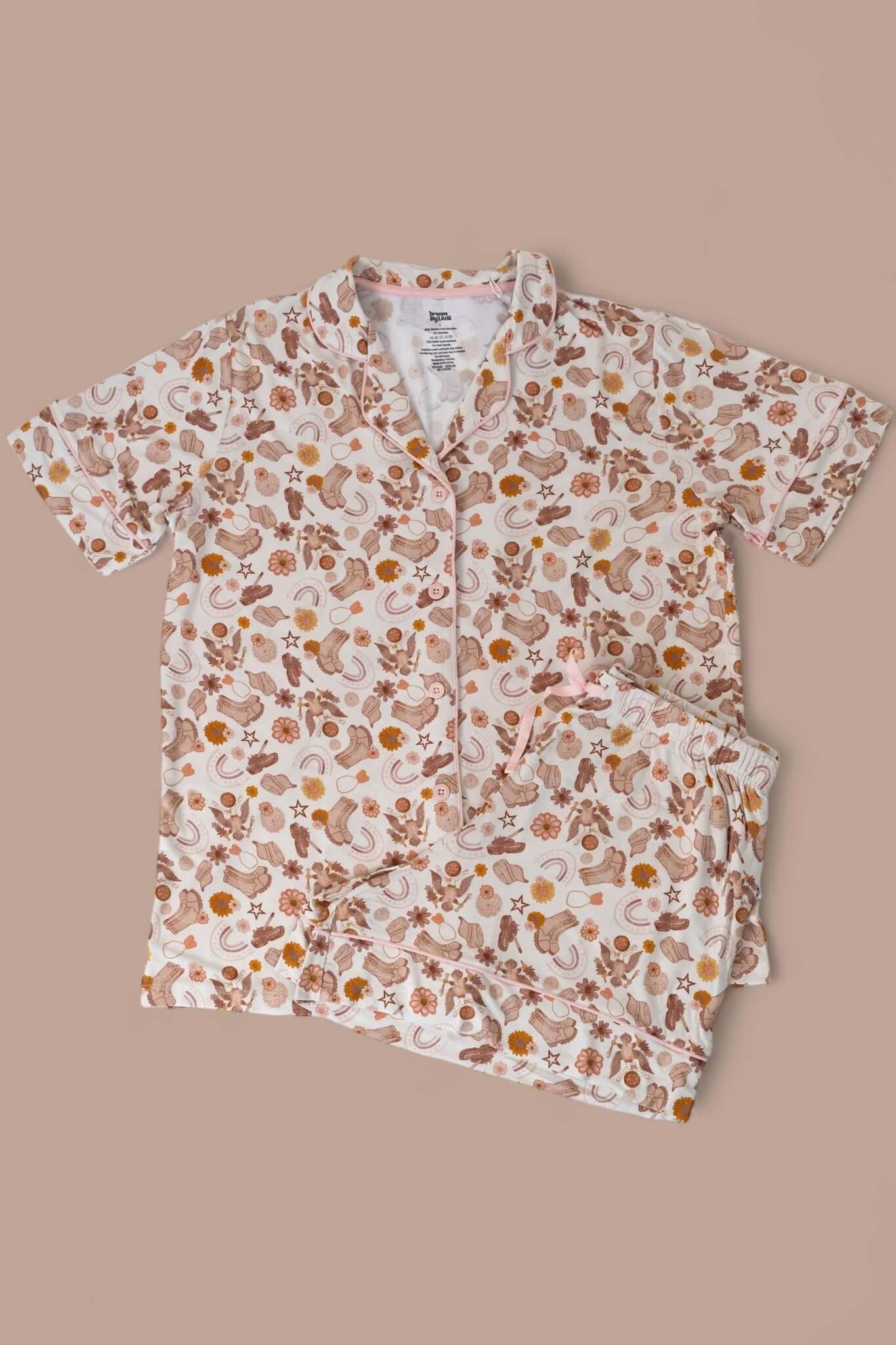 Flowers and Boots Women’s Dream Short Set | Milk & Baby