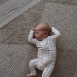 Gingham | Bamboo Zip Pajamas | Milk & Baby