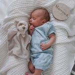 Luna + Luca Pointelle Set | Sky Blue Milk & Baby