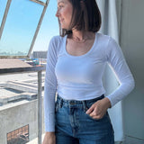 Little Breastfeeding Top | White