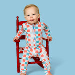 USA Checkers Dream Romper | Milk & Baby