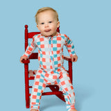 USA Checkers Dream Romper | Milk & Baby