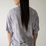 Enchanted Skelly | Women's Bamboo Short Set | Stay cool and stylish in our Women's Bamboo Short Set, featuring a soft t-shirt and drawstring shorts perfect for warm weather! | Milk & Baby