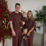 Christmas Plaid | Women's Boxy Tee Lounge Set