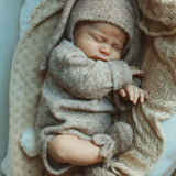Luna + Luca Cozy Bunny Romper