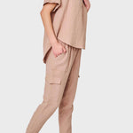 All Day Henley Cotton Gauze Top | Milk & Baby