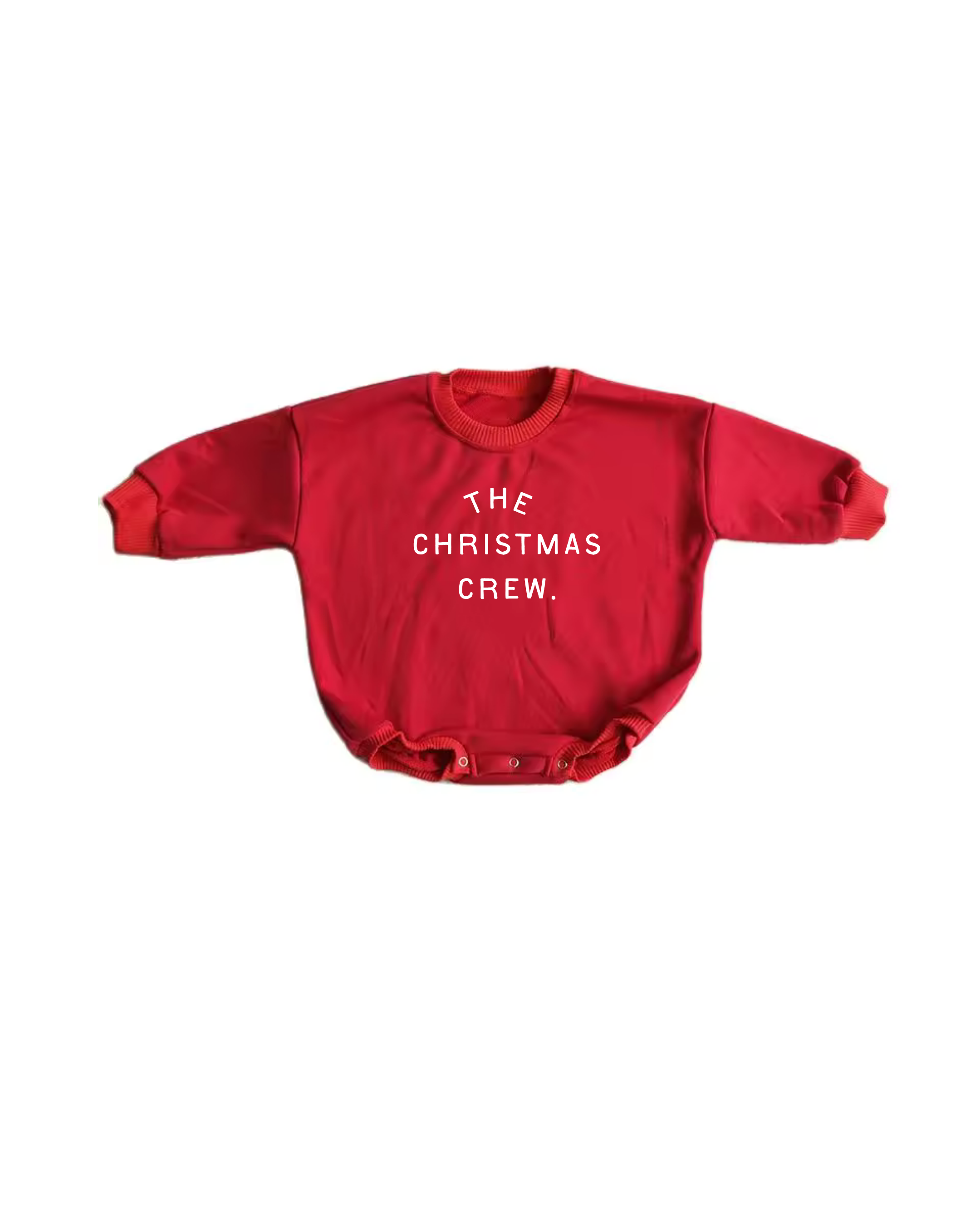 The Christmas Crew Bubble Romper | Milk & Baby