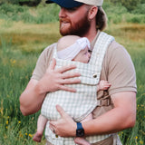 Monroe x Coco Gingham | Cotton Baby Carrier (7-35 lbs) | Milk & Baby