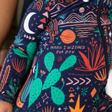 Desert Cactus (Midnight) | The Second-Skin Footie | Milk & Baby
