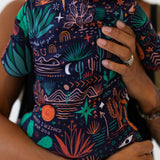 Desert Cactus (Midnight) | The Second-Skin Footie | Milk & Baby