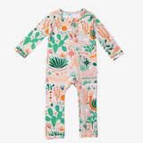 Desert Cactus Vibes | Bamboo Footless Onesie Romper | "Mama, I Wished for You" | Milk & Baby
