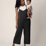 Charlie Maternity & Nursing Romper | Black | Milk & Baby