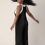 Charlie Maternity & Nursing Romper | Black | Milk & Baby