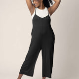 Charlie Maternity & Nursing Romper | Black | Milk & Baby