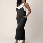 Charlie Maternity & Nursing Romper | Black | Milk & Baby