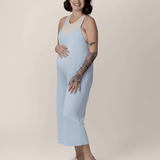Charlie Maternity & Nursing Romper | French Blue