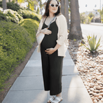 Charlie Maternity & Nursing Romper | Black | Milk & Baby