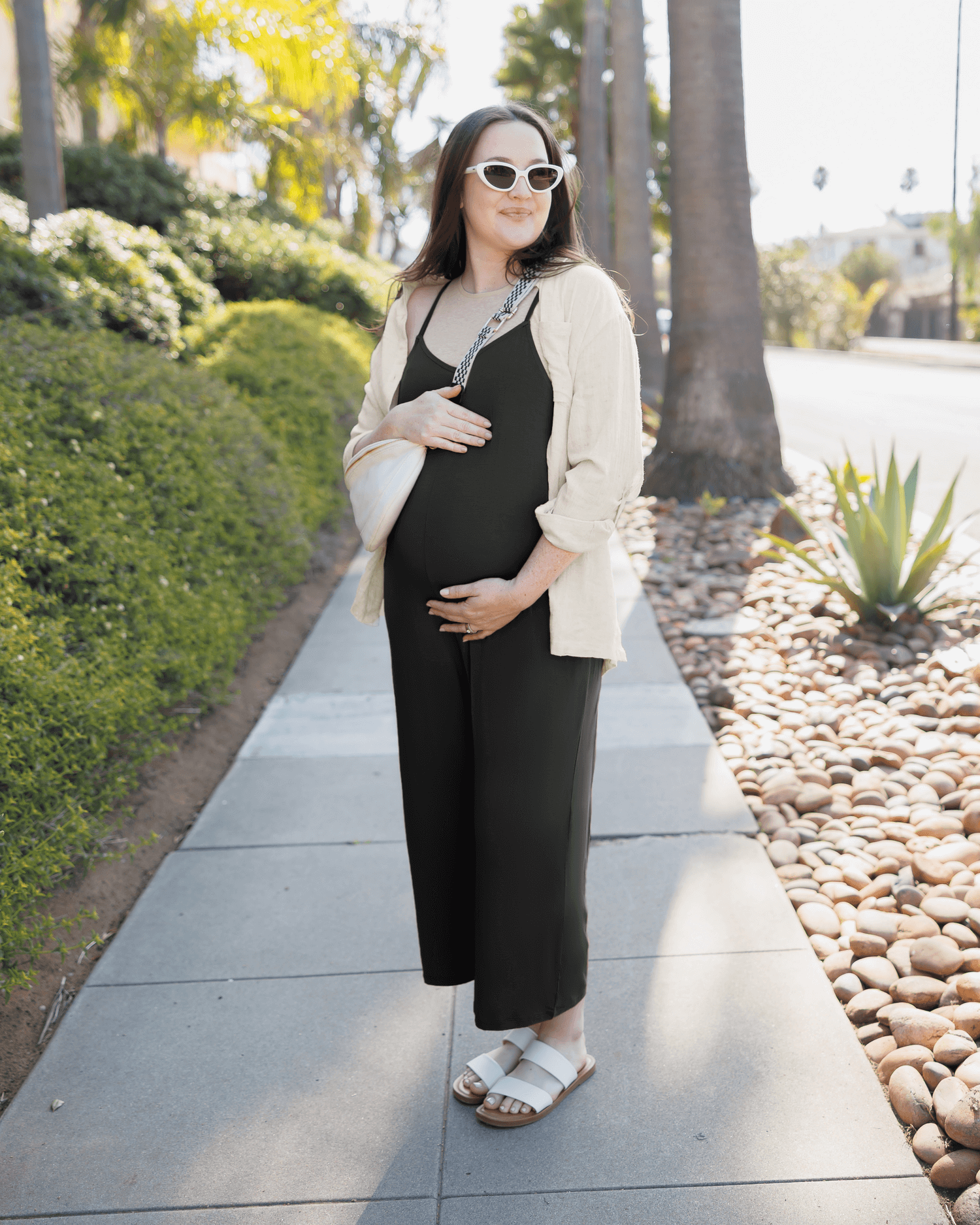 Charlie Maternity & Nursing Romper | Black | Milk & Baby