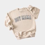 Boy Mama Varsity Pullover