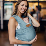 Tuck and Bundle Baby Wrap | Citadel Blue Milk & Baby