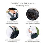Cognac Classic Diaper Bag II | Milk & Baby