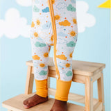 Here Comes The Sun | Bamboo One Piece Zip Pajama | Milk & Baby