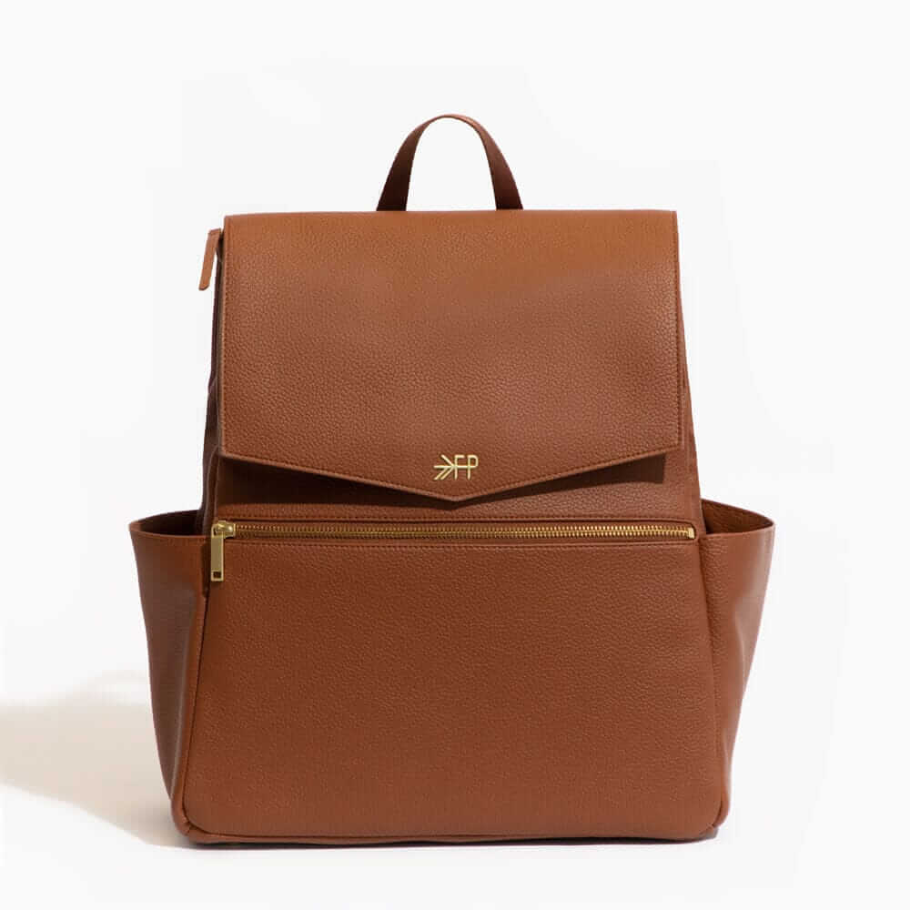 Cognac Classic Diaper Bag II | Milk & Baby