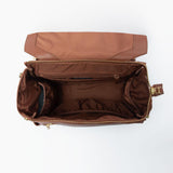 Cognac Mini Classic Bag II | Milk & Baby