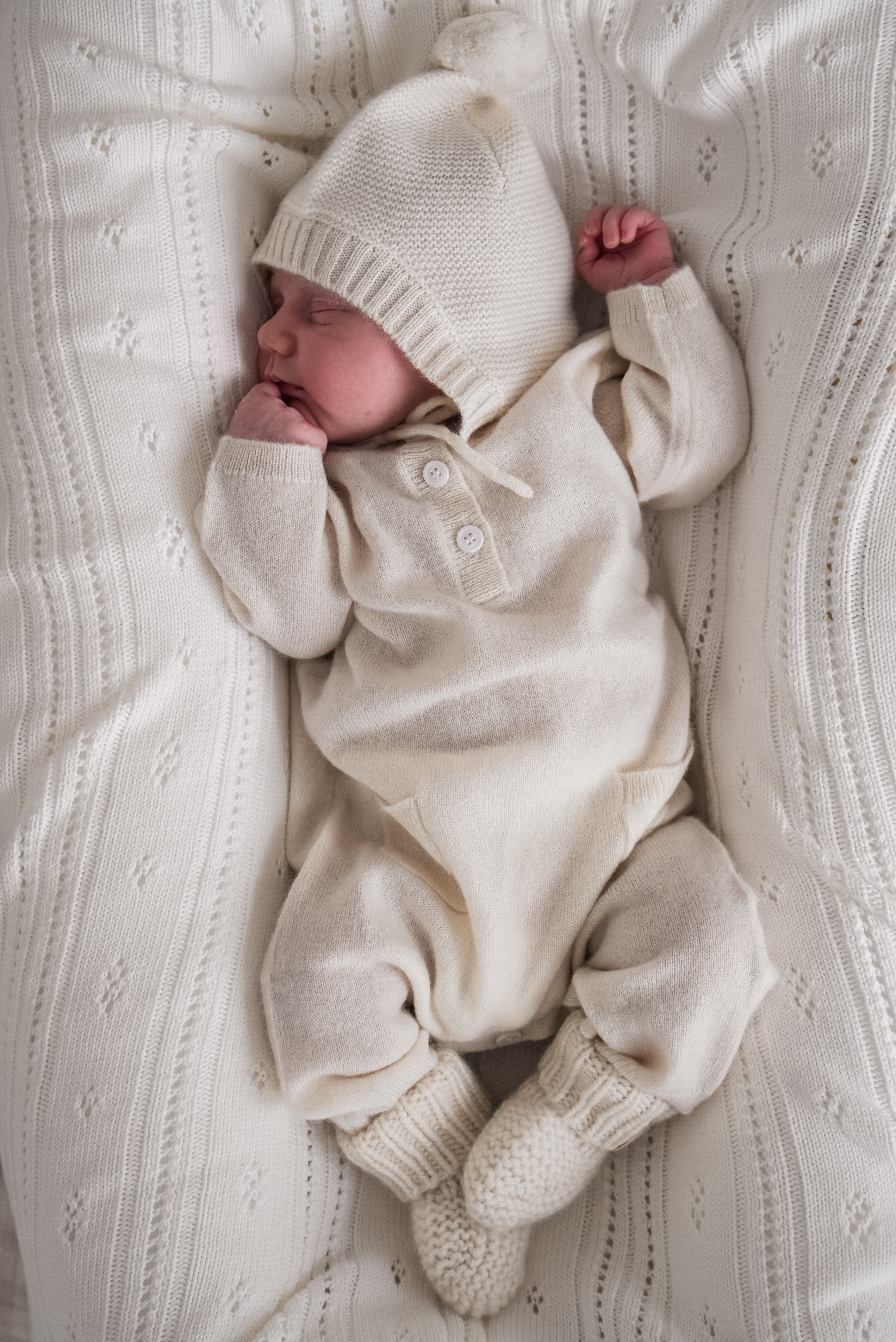 Luna + Luca Cashmere Luxxe Booties | Milk & Baby