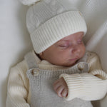 Luna + Luca Natural Knit Overalls | Milk & Baby