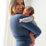 Jane Nursing Pajama Set | Slate Blue | Milk & Baby