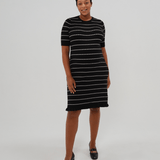 Louie Striped Knit Maternity & Nursing Dress