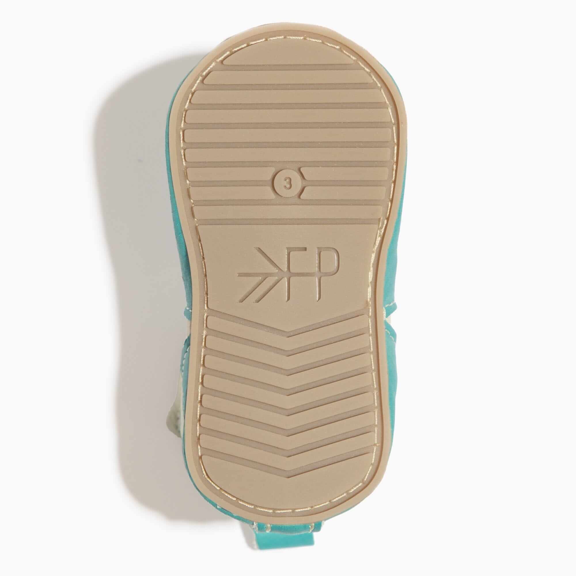 Turquoise Cowboy Chelsea Boot Baby Shoe | Milk & Baby