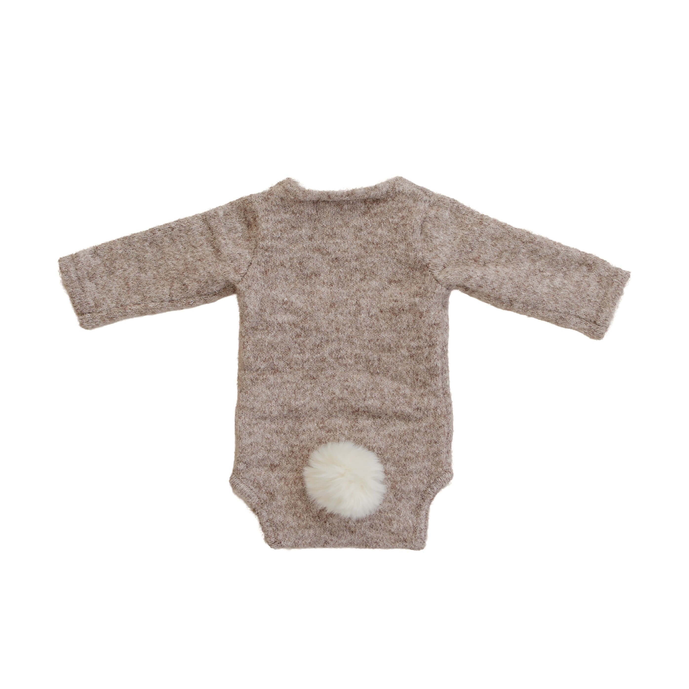 Luna + Luca Cozy Bunny Romper | Dress your baby in our fluffy Bunny Romper for the cutest look! Soft and snuggly, it's the perfect outfit for any playful baby bunny. | Milk & Baby