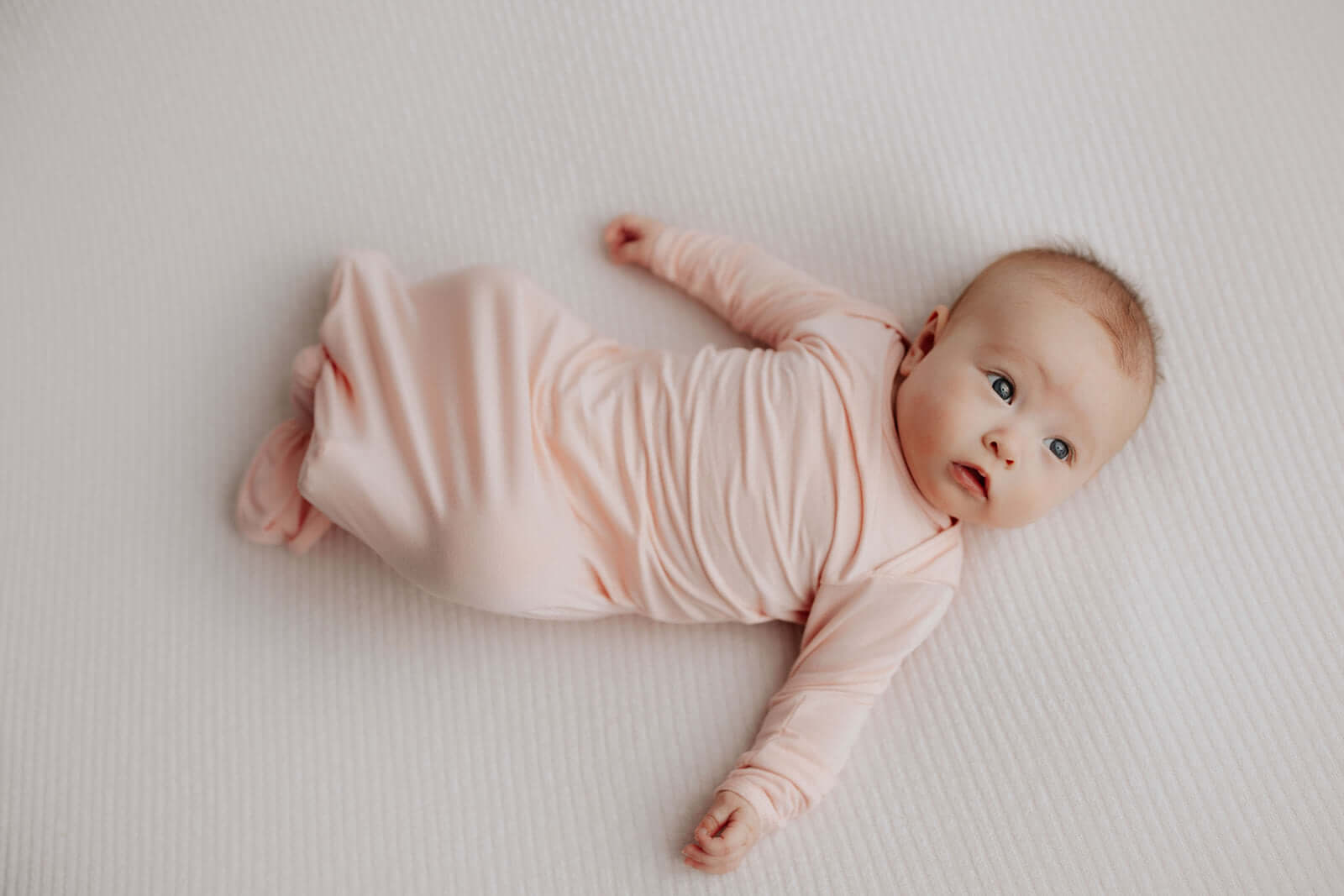 Heavenly Pink Knotted Baby Gown | Milk & Baby