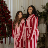 Sugar Plum Stripe | Adult Robe (Pre-Order)